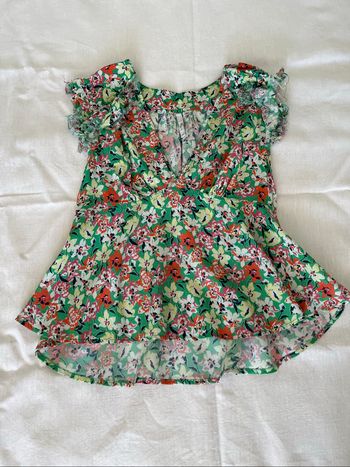 Haut fleuri