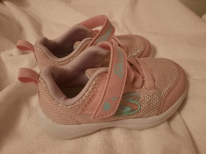 Skechers  rose à paillettes