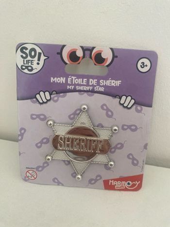 Etoile de shérif - accessoire déguisement