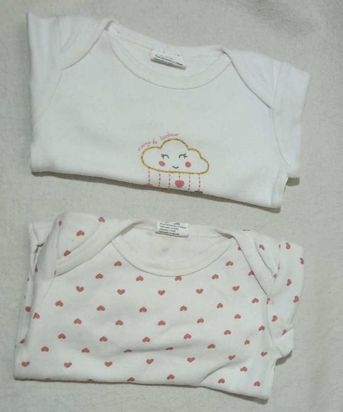 lot de 2 bodies Mots d'Enfants