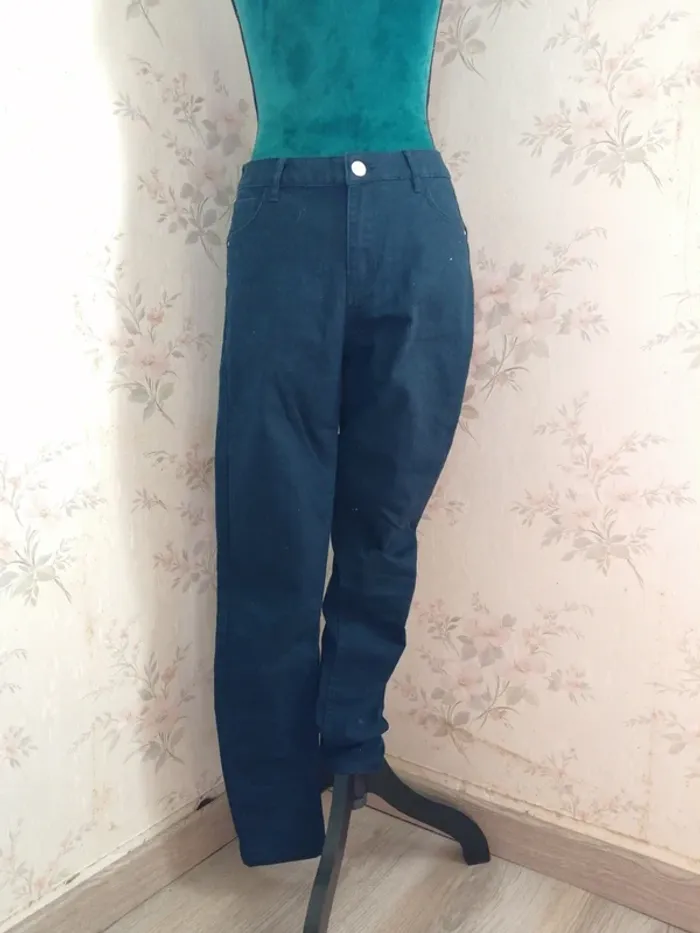 Pantalon bleu marine skinny push up avec poches / terranova / (42) - photo numéro 2