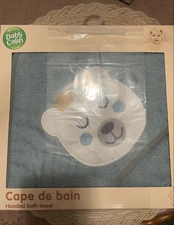 Cape de bain bébé 