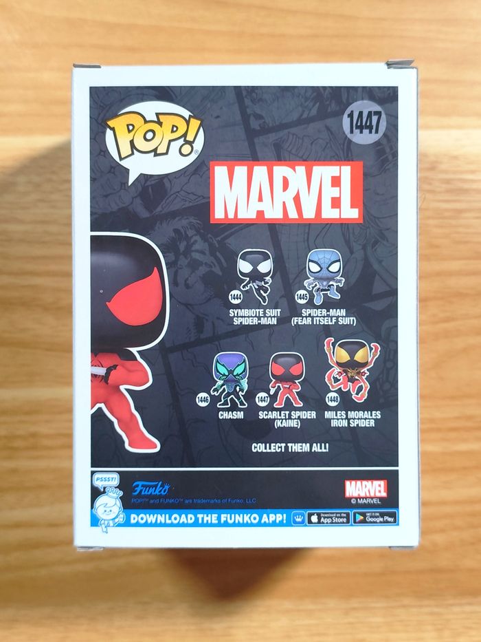 Duo Funko Pop! Marvel Comics - Chasm & Scarlet Spider (Kaine) - photo numéro 8