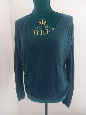 Joli pull léger Promod avec fils dorés