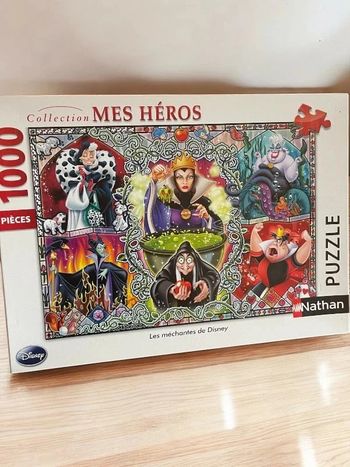 Puzzle 1000 pièces les méchantes de Disney