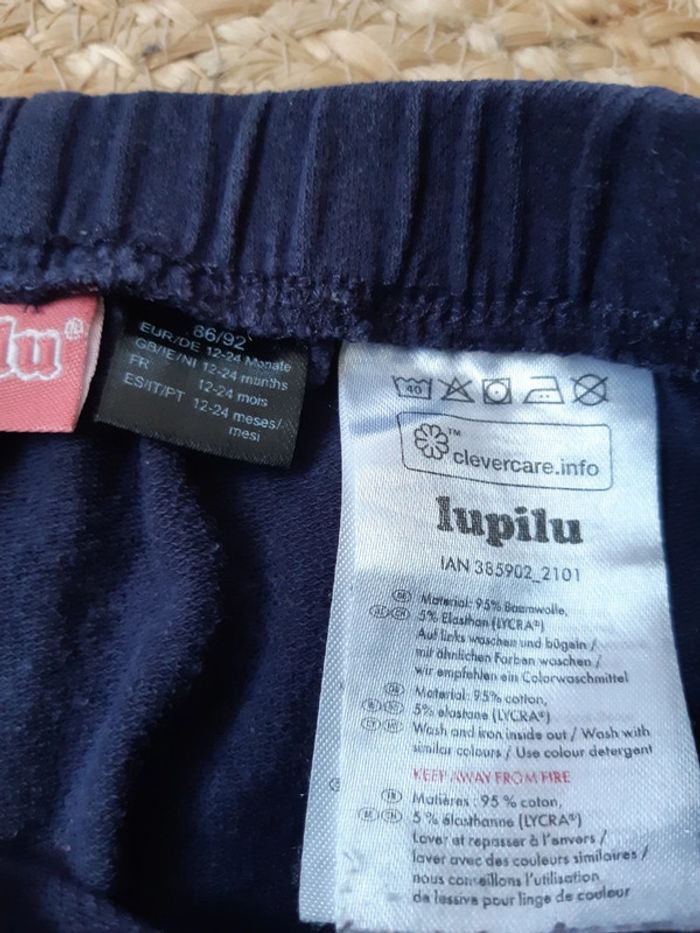 Jogging bleu marine Lupilu 86/92 cm - photo numéro 2