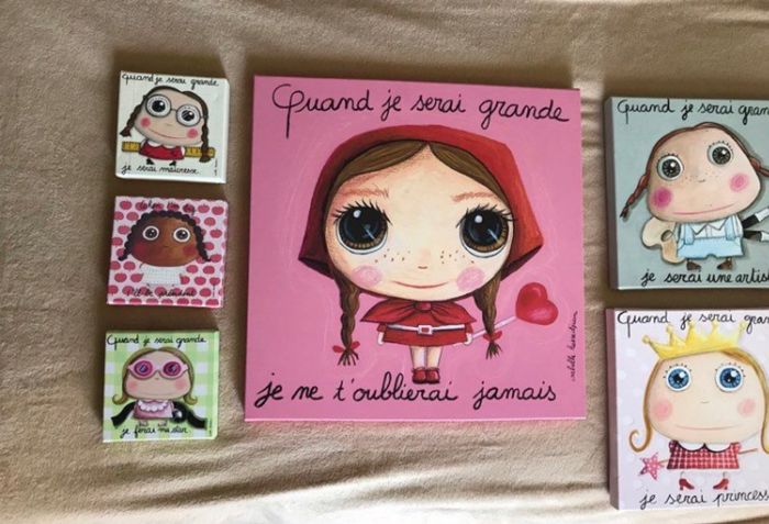 Toiles Isabelle Kessedjian - lot