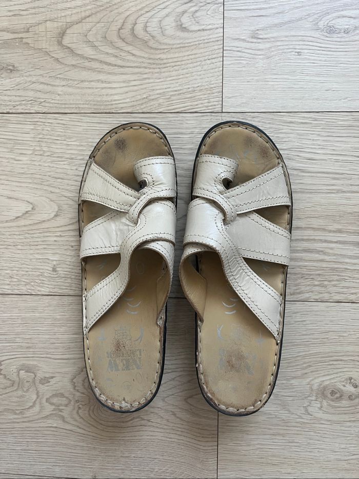 Sandales beige 41