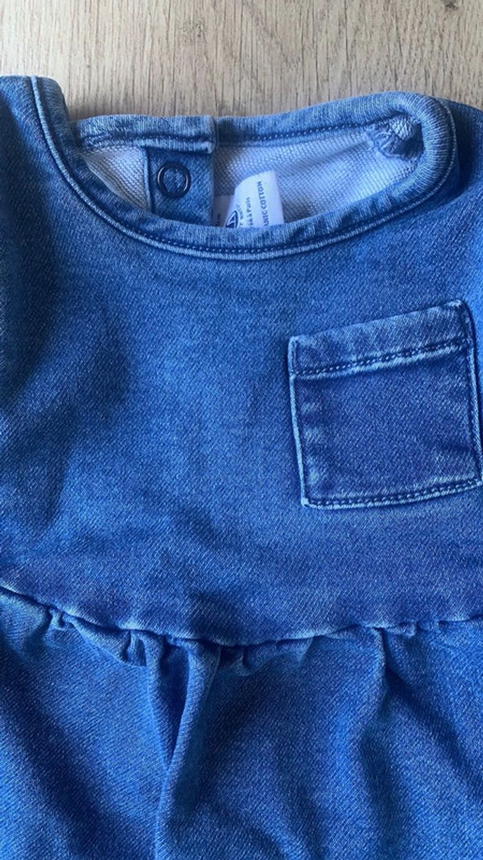Robe en jean Petit bateau 18 mois 81 cm - photo numéro 4