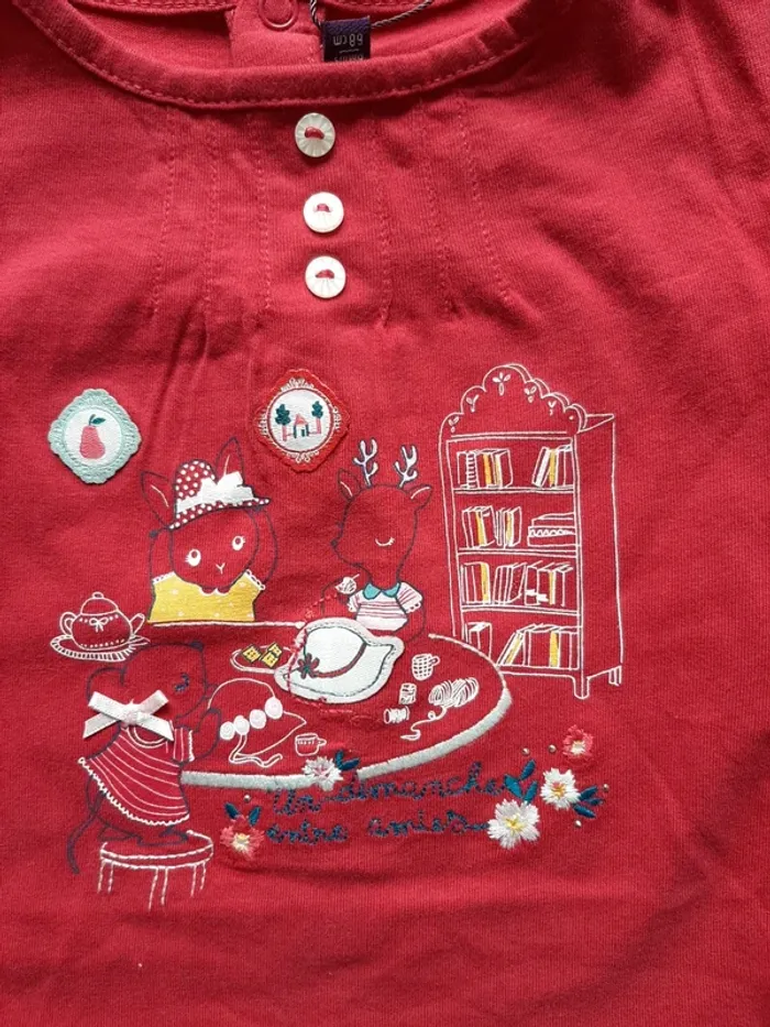 Lot de 2 t-shirts Sergent major 6mois neuf - photo numéro 6