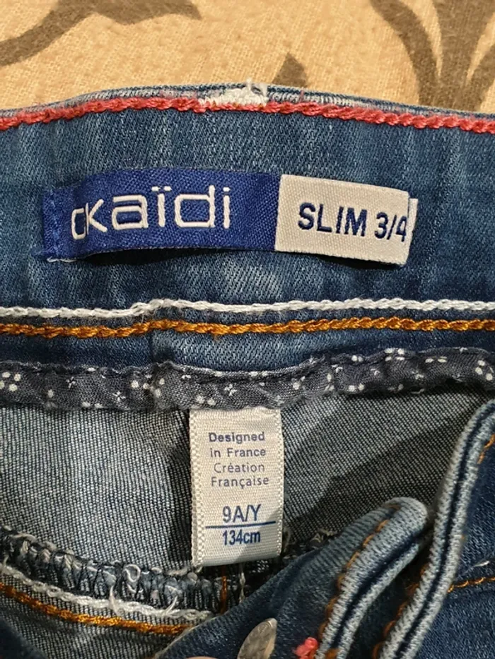 Jeans slim 3/4  9ans - photo numéro 3