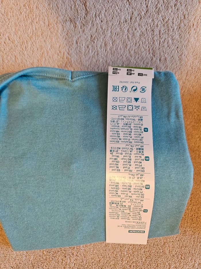 Lot tee-shirt manches courtes Domyos Taille XS - photo numéro 2