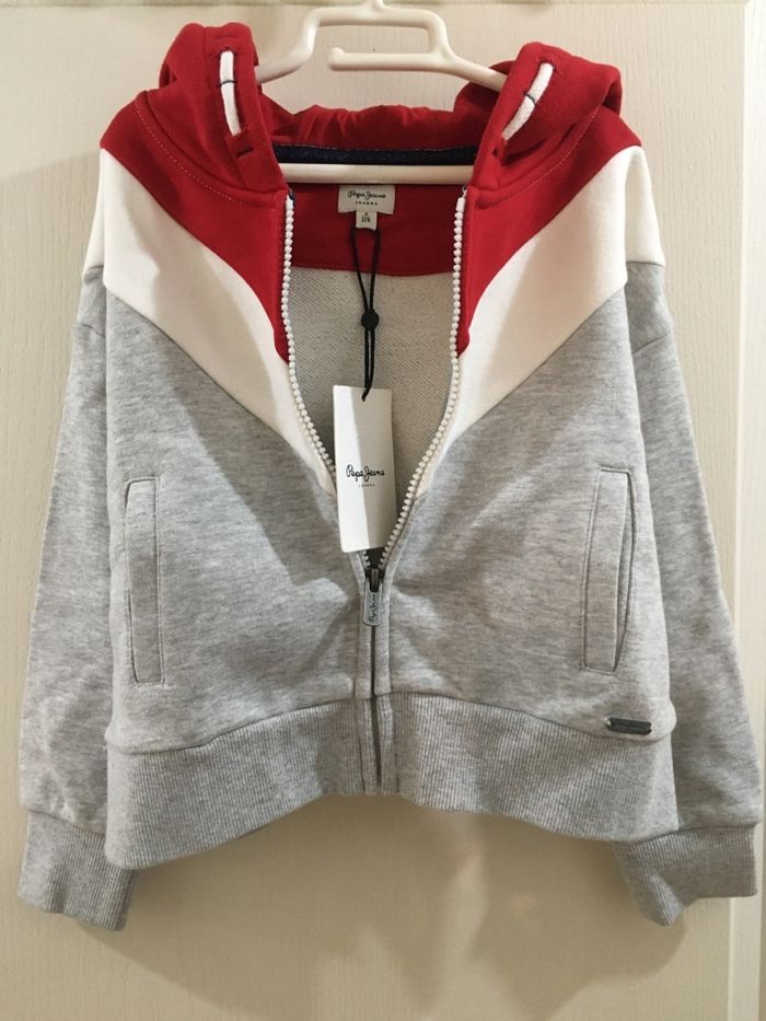 Sweat avec capuche, 8 ans, Pepe Jeans - photo numéro 4