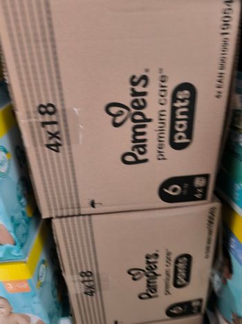 Pampers premium pants taille 6 2 cartons