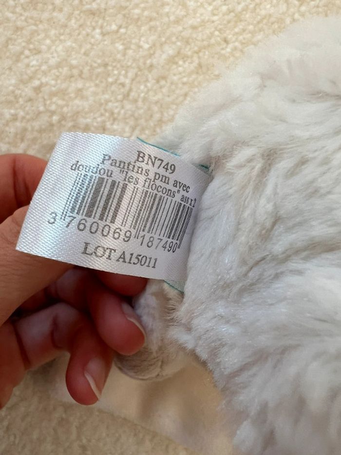 Doudou mouchoir lapin babynat - photo numéro 4