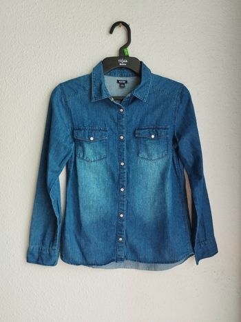 Chemise en jeans manches longues