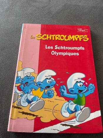 Livre bibliothèque rose les schtroumpfs olympiques 