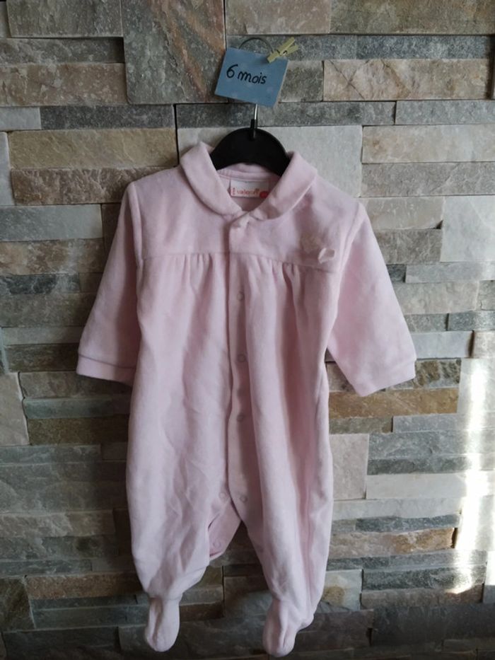 Pyjama fille velours - photo numéro 2