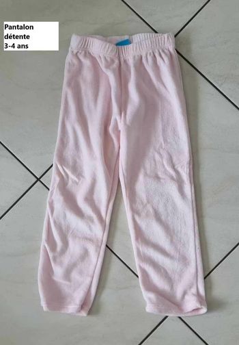 Pantalon pyjama fille 3-4 ans