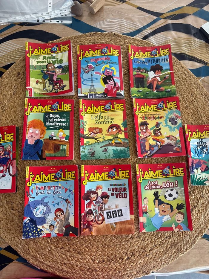Lot de livres j’aime lire 7-10 ans édition 2019/2020