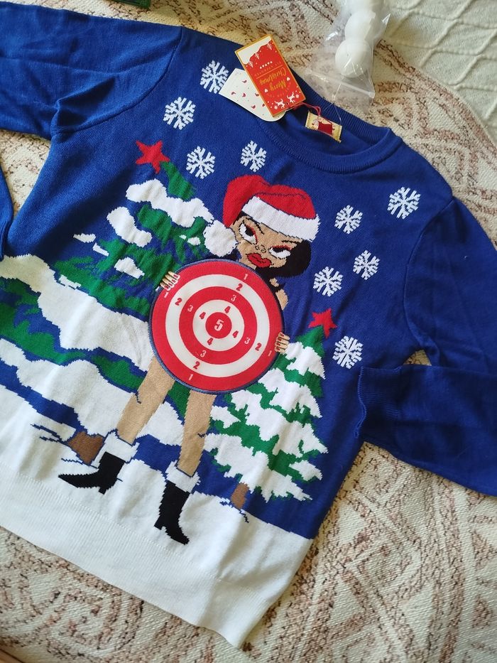 Pull de Noël mixte taille M - photo numéro 8