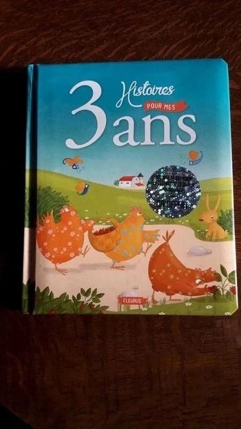 Livre + CD " 3 histoires pour mes 3 ans " neuf