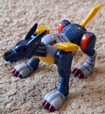 🪆 Figurine Digimon Metal Garurumon Bandai 1999