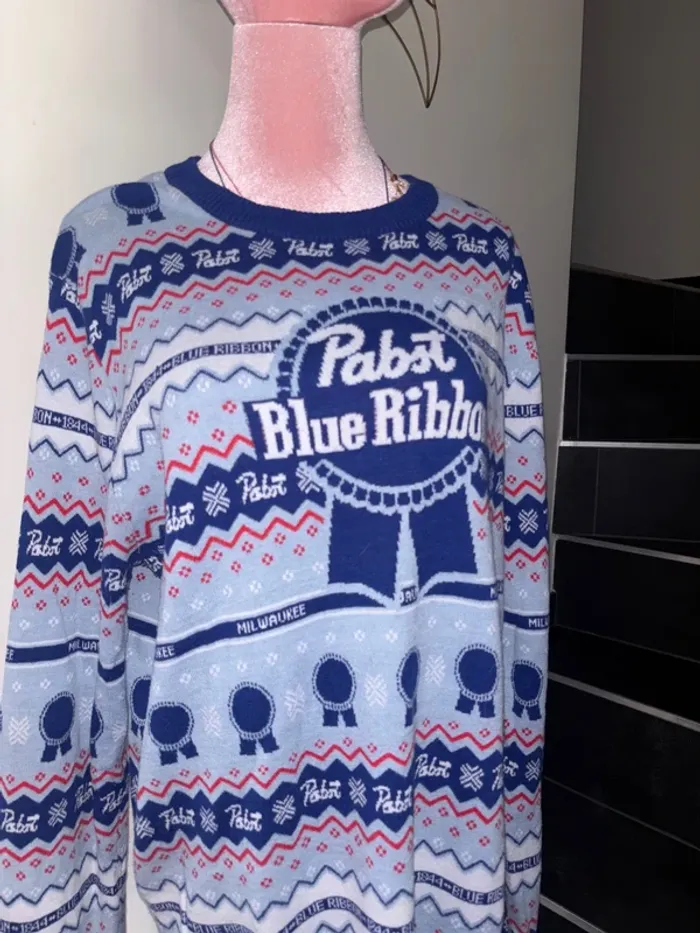 Pull tout doux vintage # fête de la biere L/ XXL - photo numéro 2