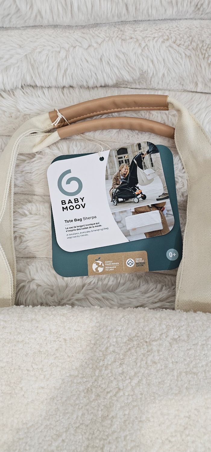 Magnifique tote bag sherpa Babymoov Neuf - photo numéro 5