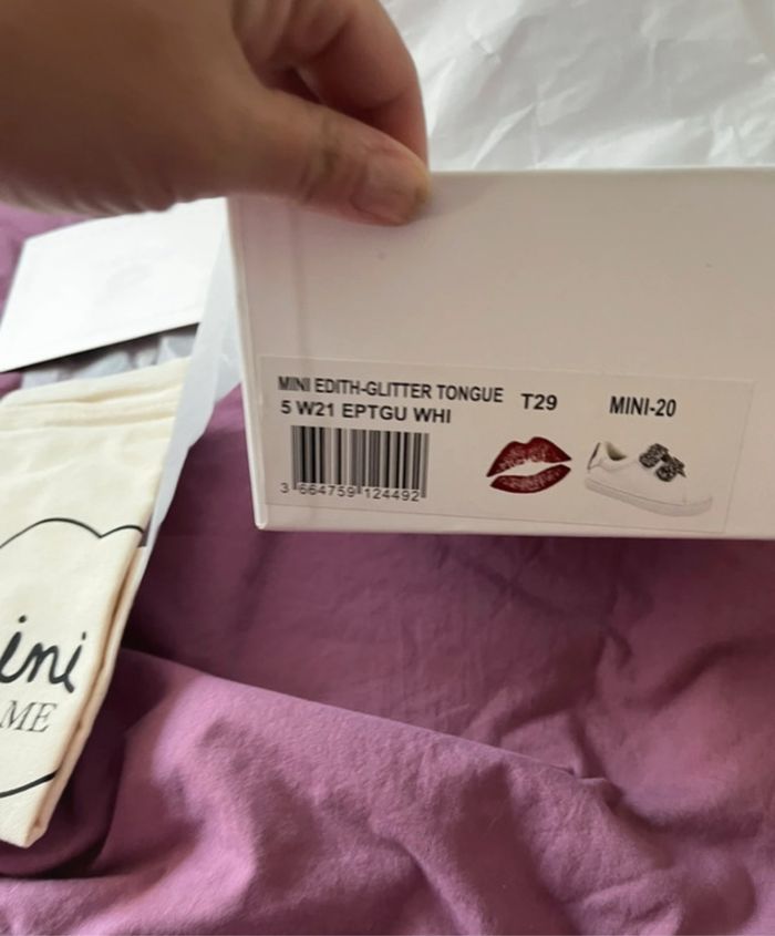 Très belles Baskets fille 29 mini paname - photo numéro 5