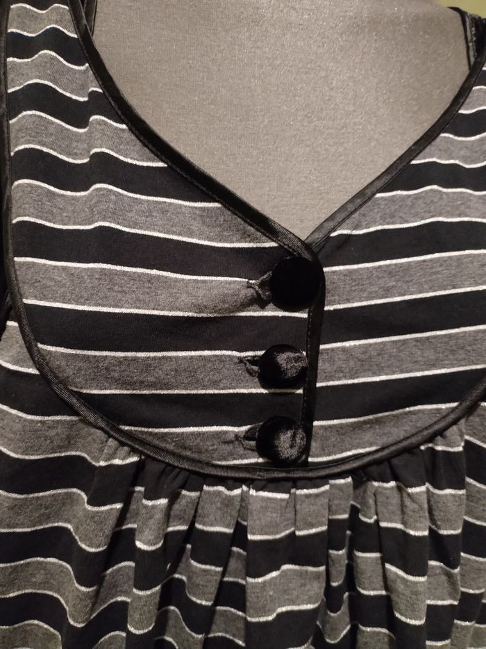 Blouse ample manches 3 /4 taille 38 /40 - photo numéro 2