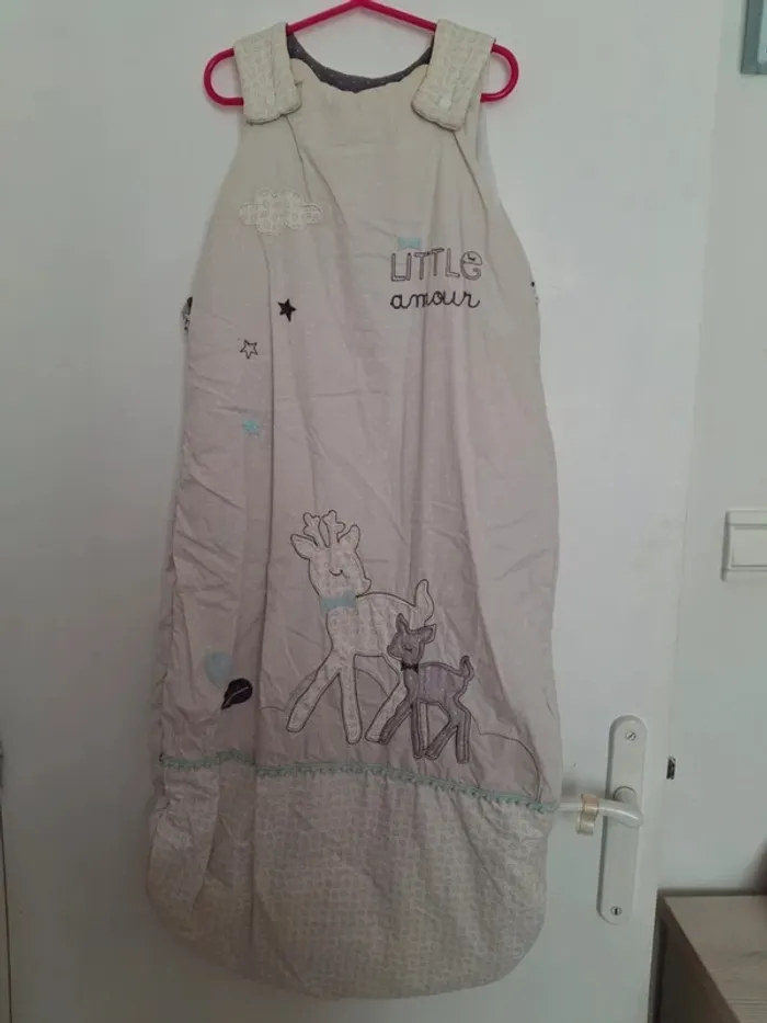 Grande gigoteuse turbulette sauthon baby little amour violet - photo numéro 2