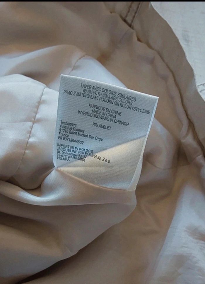 Trench veste Imperméable chic beige T 40 Coton ciré lin - photo numéro 10