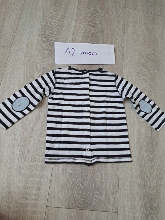T-shirt manches longues 12 mois - photo numéro 3