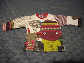 Maillot longue manche, catimini, taille 6 mois