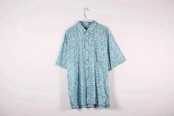 Superbe chemise hawaïïenne vintage fabriquée aux USA (#240301)