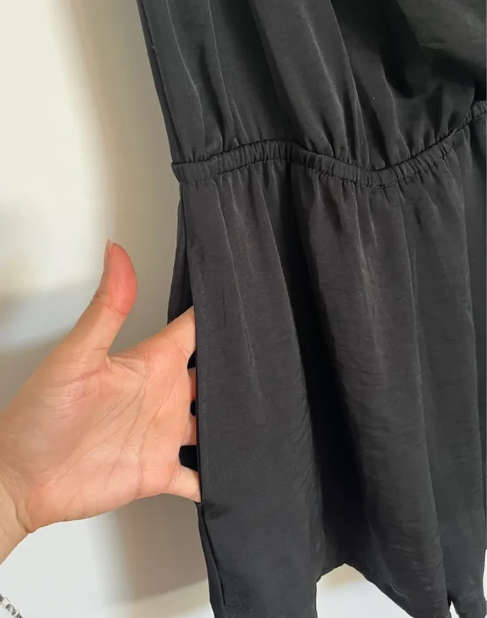 Combi short satinée noire Vila - photo numéro 6