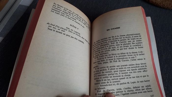 Livre vintage Poil de carotte - photo numéro 3