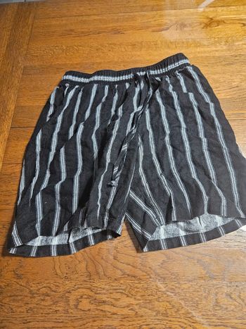 Short À rayure Fluide