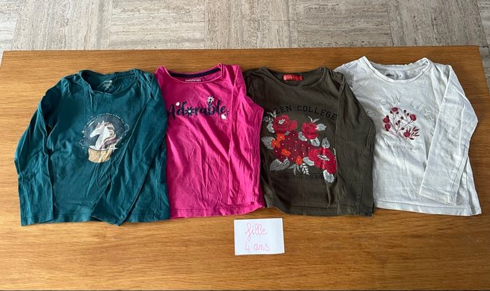 Lot de 4 t-shirts - photo numéro 2