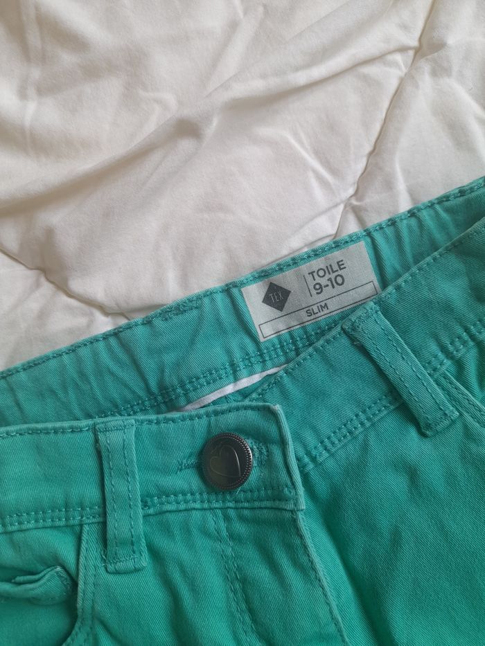 Pantalon toile 9/10ans slim tex - photo numéro 2
