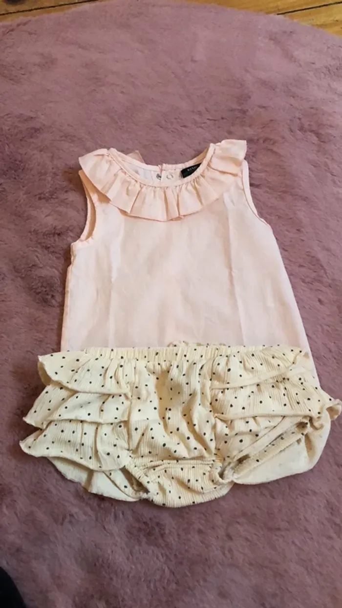 Ensemble chemisier + short