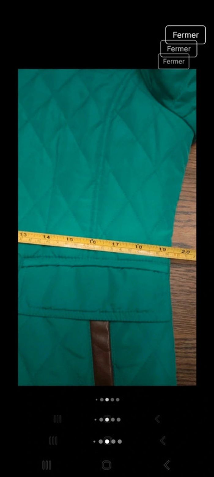 Veste coupe vent verte Clarina taille 42 - photo numéro 18