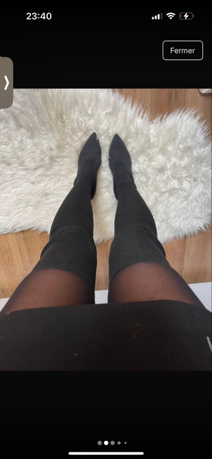 Bottes cuissardes talon aiguilles