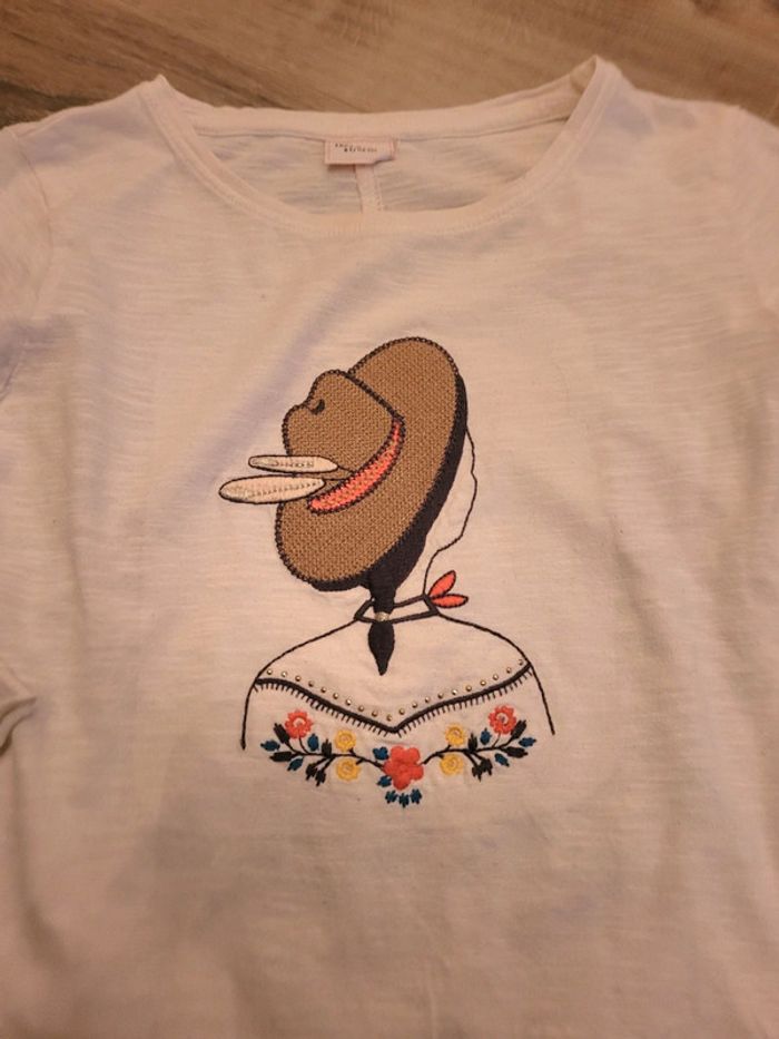 Tee-shirt blanc ML Tape à l'œil 6 ans - photo numéro 2