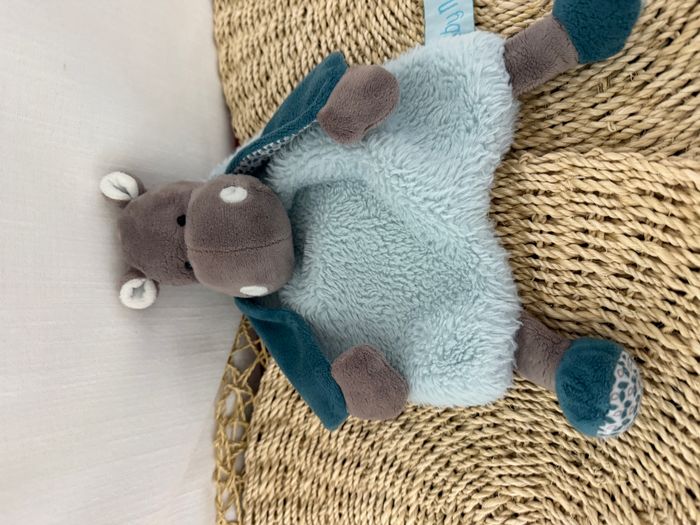 Doudou Hippopotame Bazile baby nat - photo numéro 4