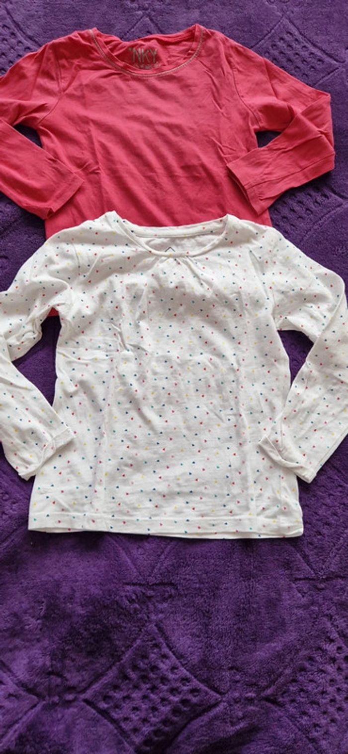 Lot de 3 t-shirts manches longues fille 4/5 ans - photo numéro 5