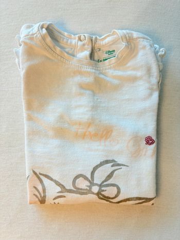 T-shirt manche longue Disney 12 mois