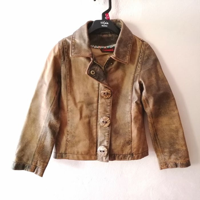 Blouson cuir Catimini 5 ans - photo numéro 2