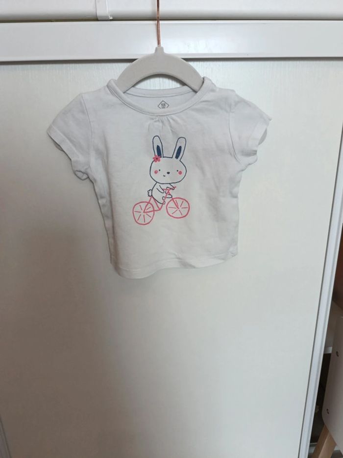 Tee shirt lapin 3 mois - photo numéro 2